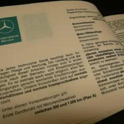 Mercedes Benz W115/8 Wartungspläne Serviceheft Inspektionsheft Kundendienstheft – Bild 9