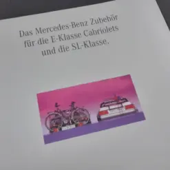 Mercedes Zubehör 1995 Mercedes Benz Personenwagen Prospekt Katalog Broschüre