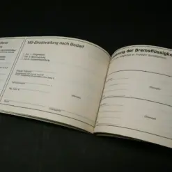 NEU Mercedes Benz W115 1971 Wartungspläne Serviceheft ORIGINAL Inspektionsheft – Bild 9