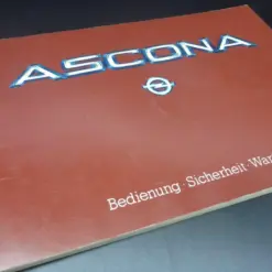 OPEL Ascona 1983 Bedienungsanleitung Betriebsanleitung Wartung Service Anleitung
