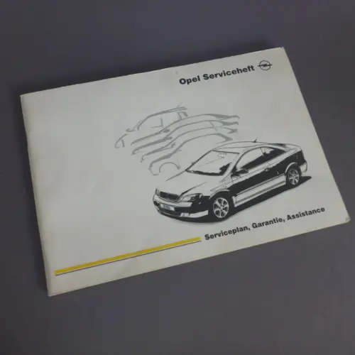 Opel Astra G Serviceheft Inspektionsheft Servicenachweis Serviceplan 83209km