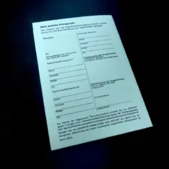 Zündapp Inspektion Service Brief Garantie Schein blau – Bild 2
