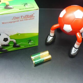 Massage Fußball Rot / Weiss "Der Fußball" Massagegerät mit Vibration